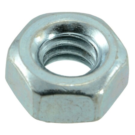 Midwest Fastener Hex Nut, 1/4"-20, Steel, Grade 2, Zinc Plated, 45 PK 63616